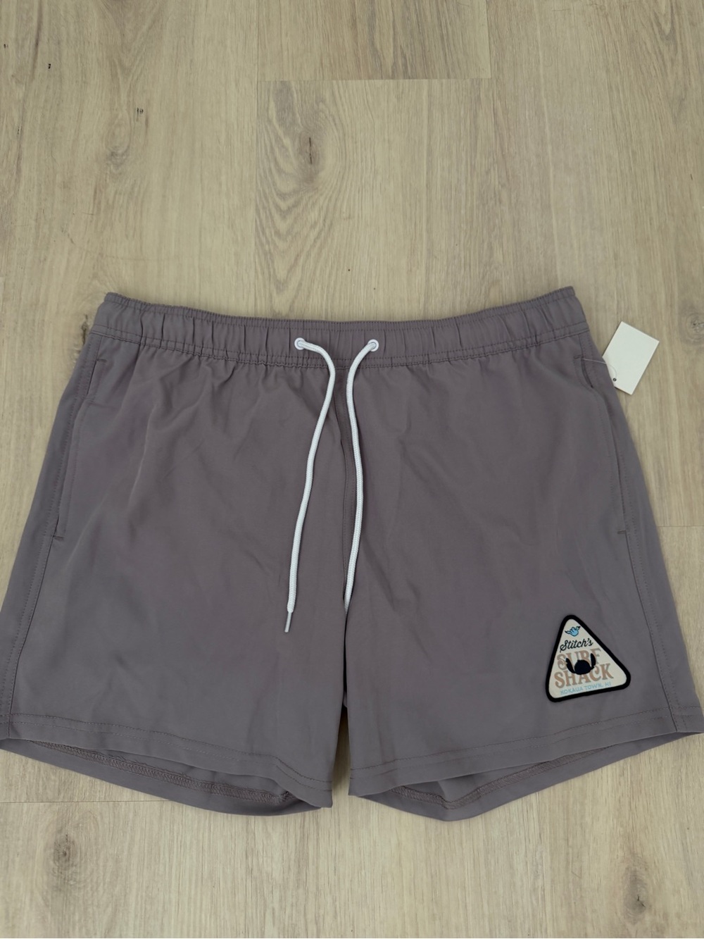 Disney stitch Men's  Gray Elastic Waist Drawstring Swim shorts